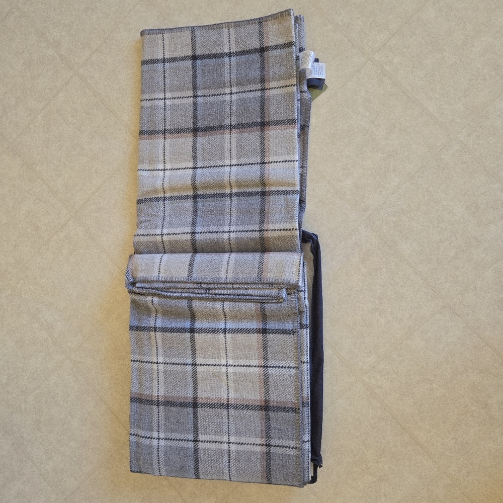 Pendleton Eco-Wise Pearl Plaid Washable 100% Wool Blanket, Twin 66" x 96" USA - Picture 9 of 16